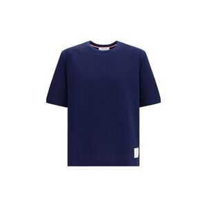 Thom Browne Blue Cotton Men's T-Shirt